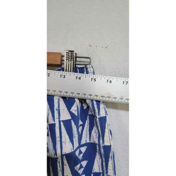 Patagonia Mens Geometric Swim Suit Trunks Drawstring Abstract Blue Hawaiian M - Picture 5 of 12